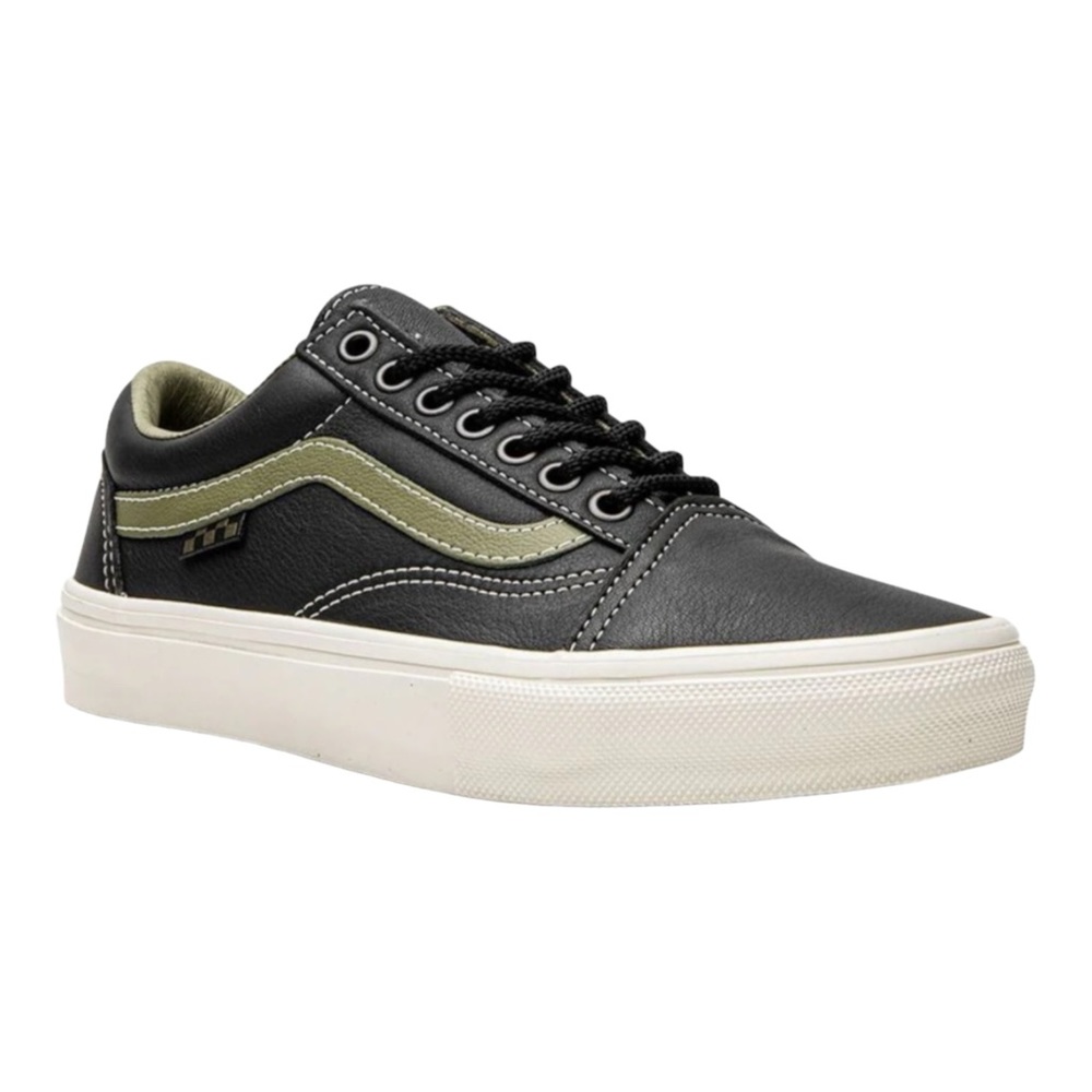 Vans Unisex Skate Old Skool Butter Black/Olive Green Shoes ~ Sz Men 7.5 Women 9 - Picture 5 of 7